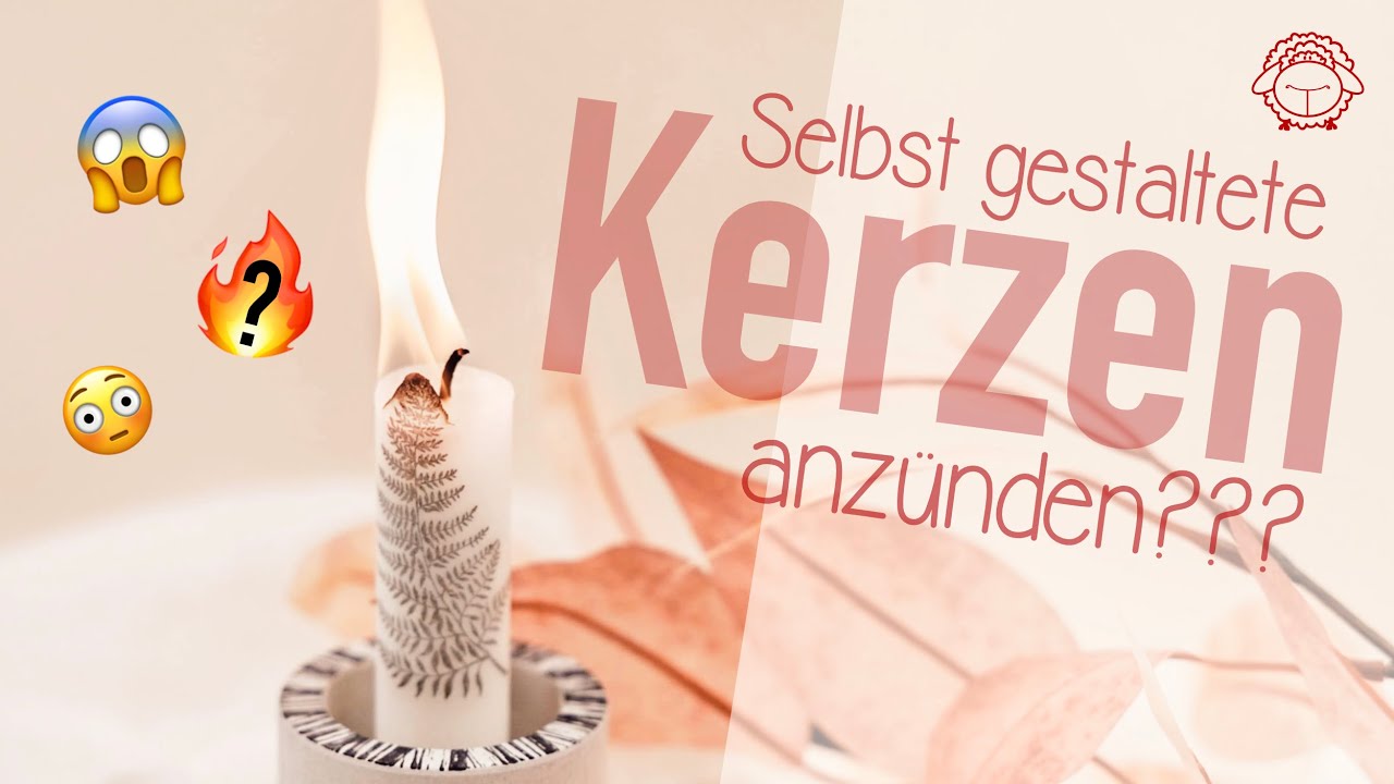 Kerzen bestempeln | Was passiert mit dem Seidenpapier in der Kerze? | schafTV
