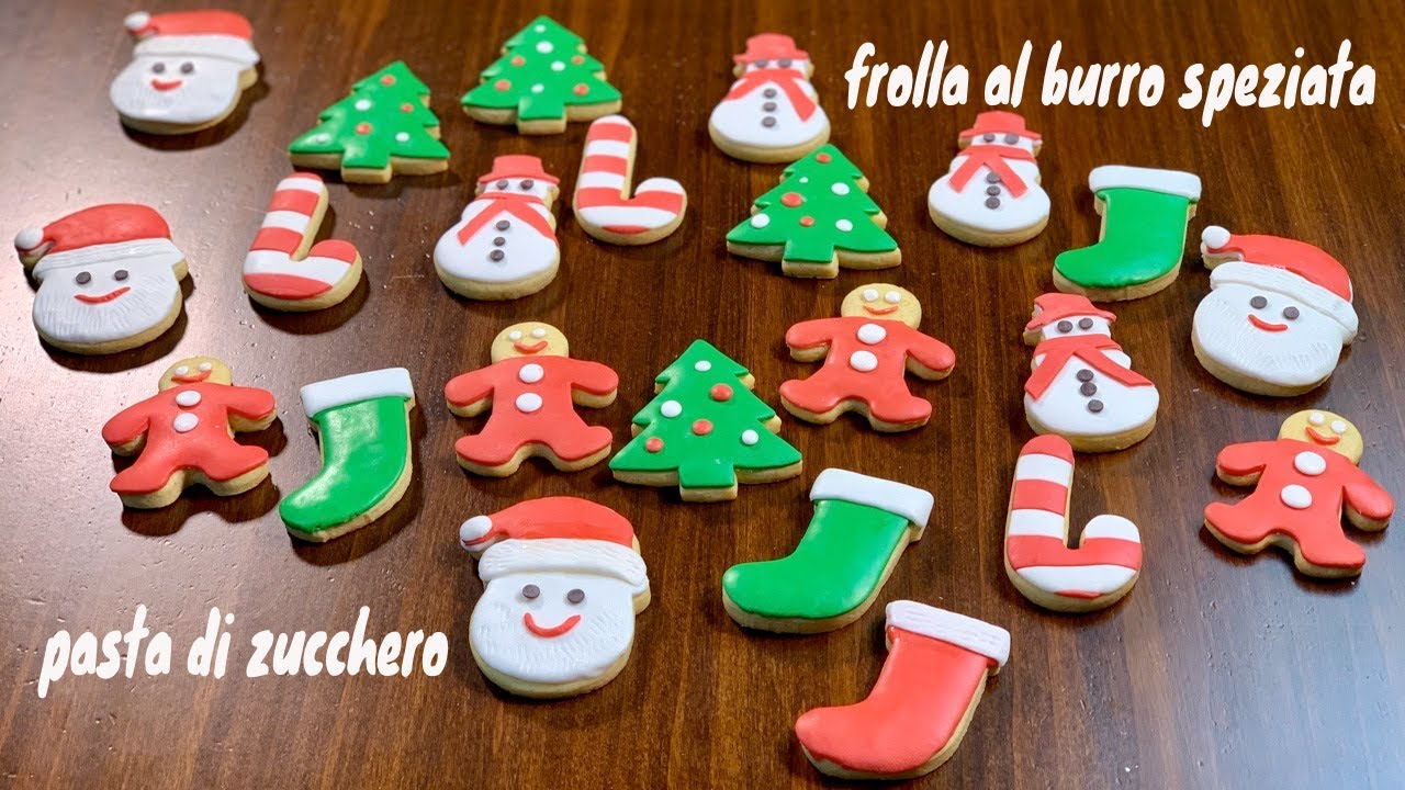 BISCOTTI NATALIZI DECORATI CON PASATA DI ZUCCHERO | Prima del Caffè