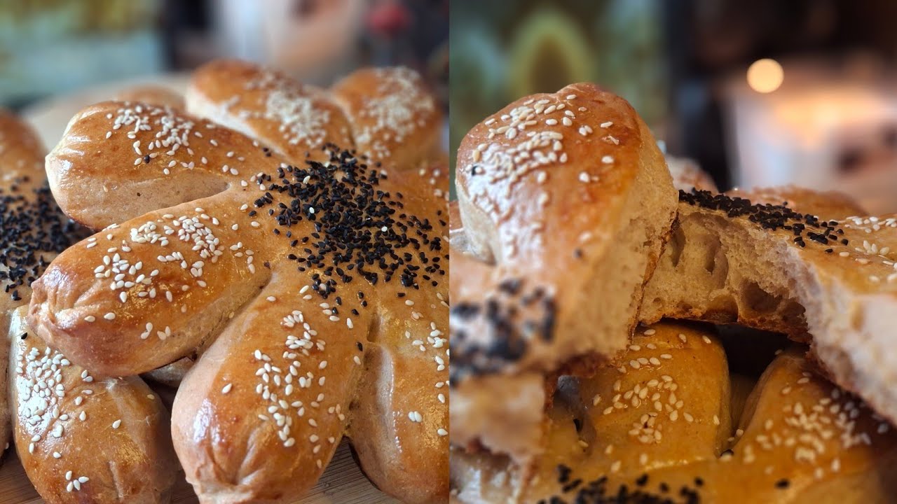 أسهل وأطيب و أبسط خبز رمضان جزائري بالطحين الاسمر فقط بالماء ويجيك ماشاء الله خفيف 