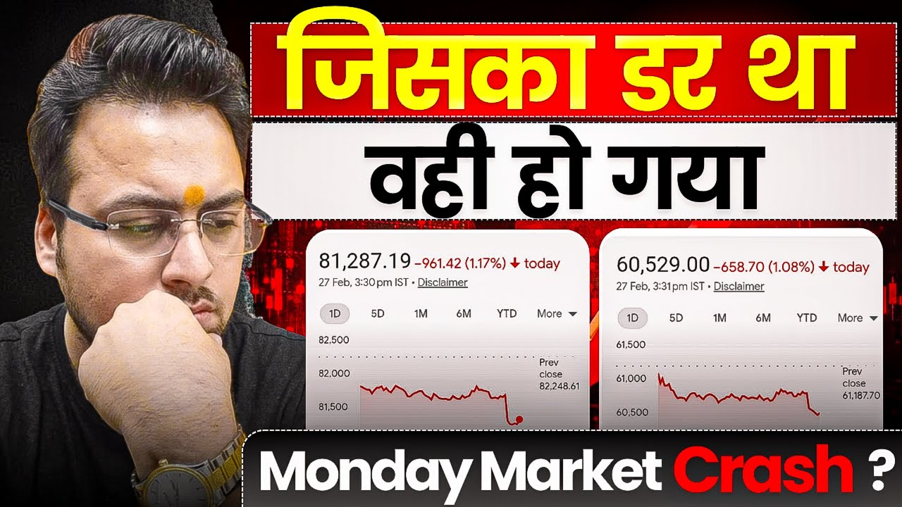IRAN ISRWAIL WAR | MONDAY MARKET CRASH ? Sandeep Mishra 