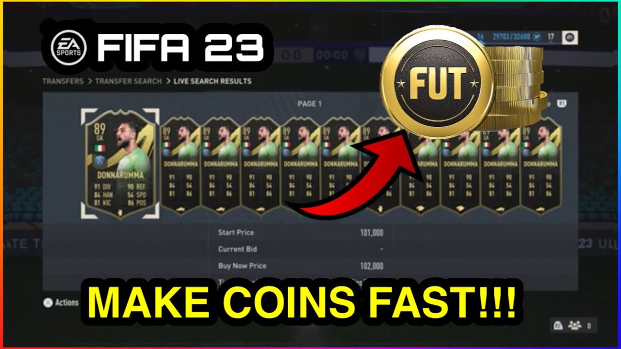 HOW TO MAKE COINS FAST IN FIFA 23 ULTIMATE TEAM | FIFA 23 TRADING MAKE 100K FAST