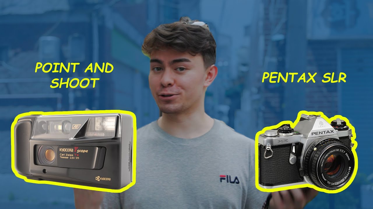 SLR vs Point and Shoot FIlm Camera Photowalk & Comparison