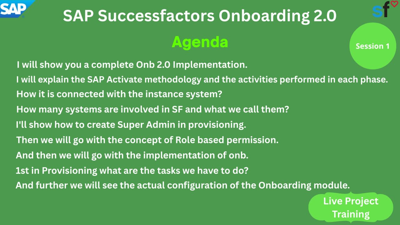 SAP SuccessFactors Onboarding 2.0 Training by MA Consulting #sap #successfactors #onbboarding2.0