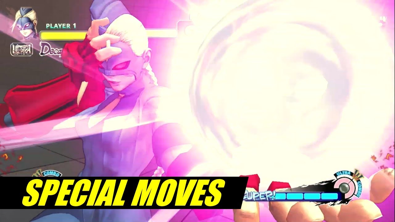 Decapre's Super and Ultra Combos in Ultra Street Fighter IV