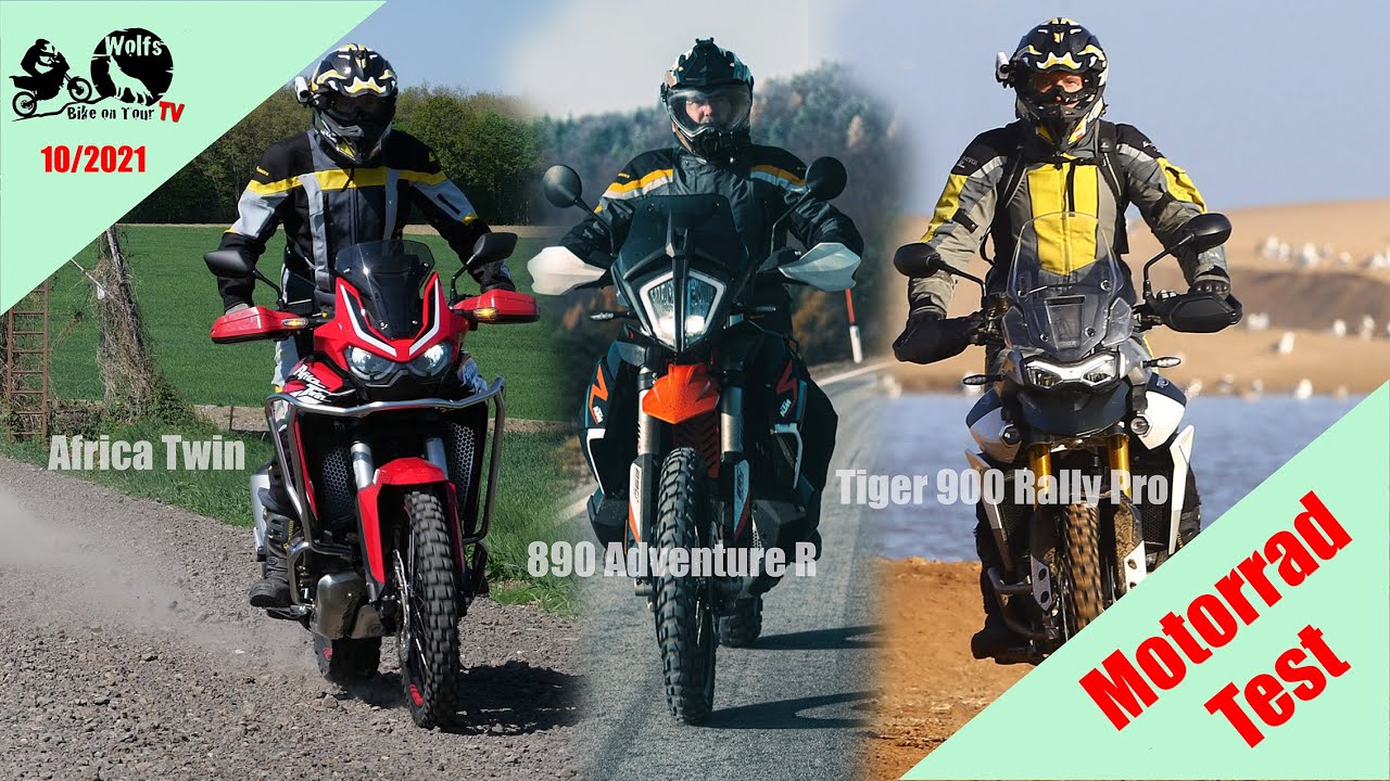 Wolf vergleicht Motorräder: Honda Africa Twin | KTM 890 Adventure R | Triumph Tiger 900 Rally Pro