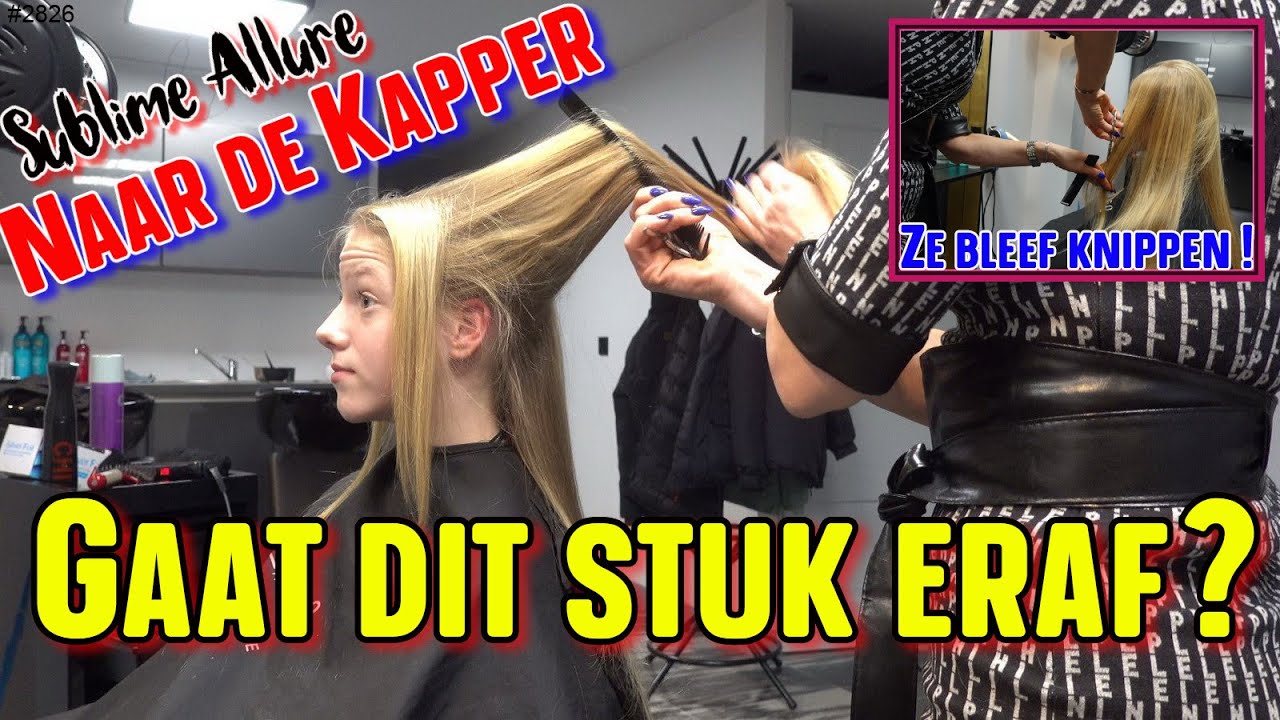 Naar de KAPPER zo voor de KERSTDAGEN. Wat GAAT ERAF!. En ik ga niet ALLEEN. Papa gaat ook KORT!#2826
