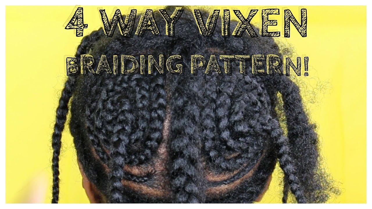 HOW TO: 4 WAY VIXEN CROCHET BRAIDING PATTERN!