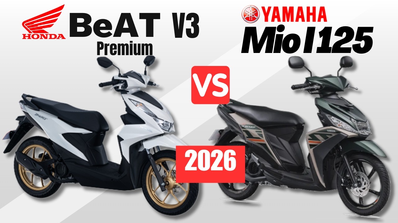 Honda Beat v3 Premium vs Yamaha Mio I 125 | Side by Side Comparison | Specs & Price | 2026
