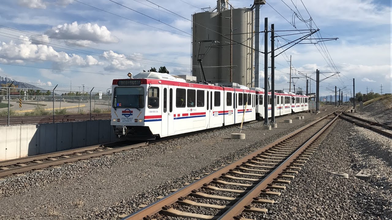 UTA HD 60fps: Siemens S70, SD-100, & SD-160 Light Rail Vehicles on The TRAX System (5/9/19)