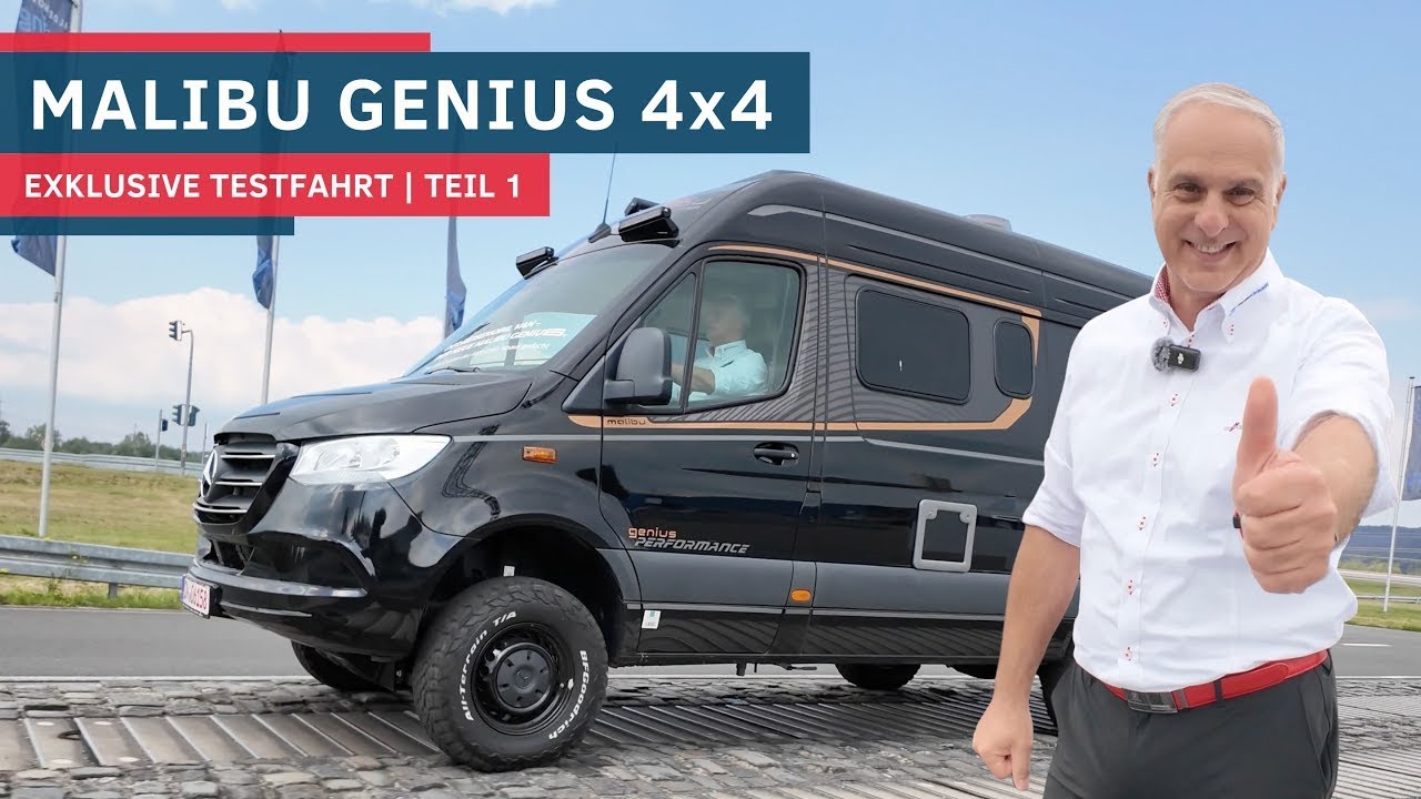Malibu Genius 4x4 Onroad Performance auf Mercedes Sprinter im Praxischeck auf der Teststrecke