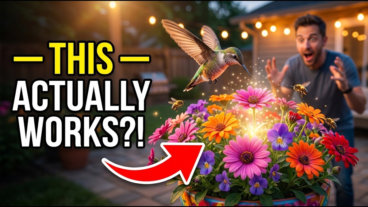 7 Best Plants That Attract Hummingbirds Instantly 🐦🌺 (Perfect for Pots!)