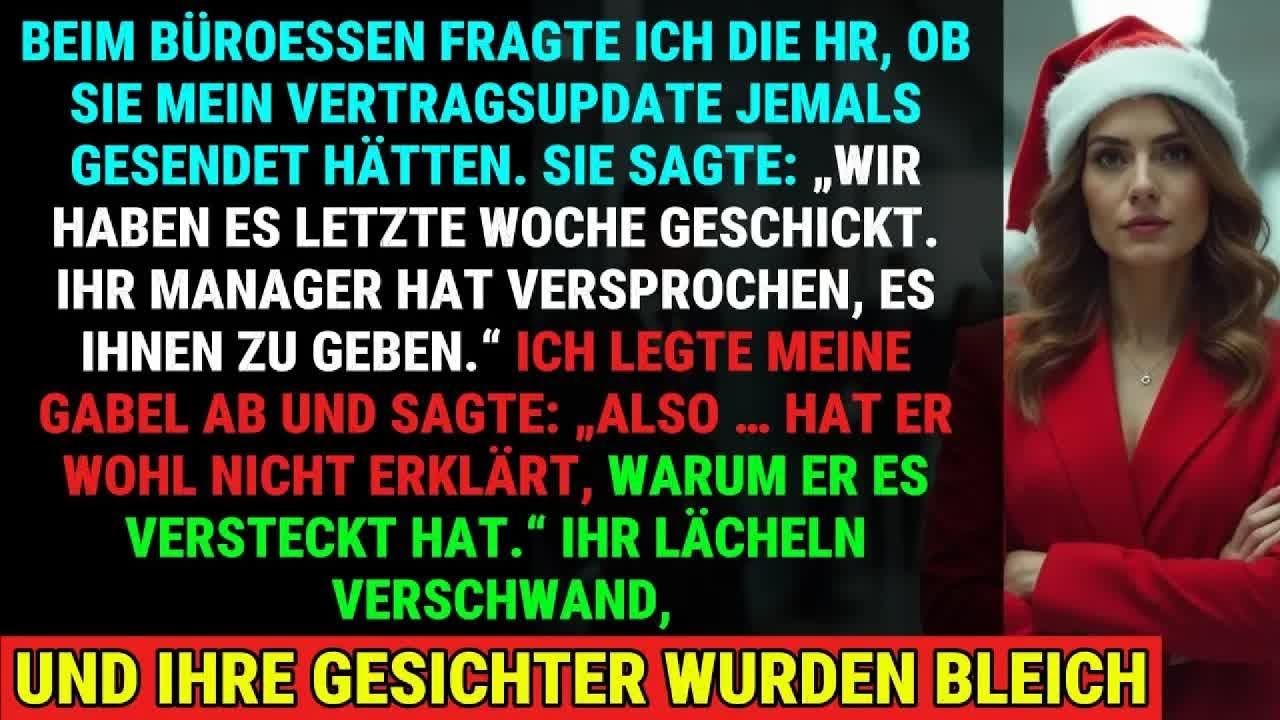 Er Versteckte Mein Vertragsupdate Wochenlang — HR Erfuhr Es Beim Weihnachtsessen