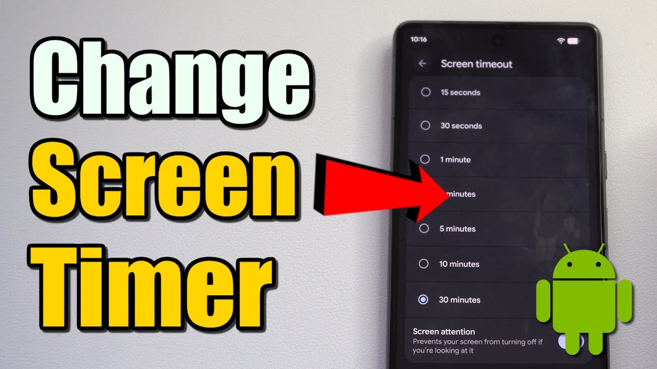 Как изменить таймер выключения экрана на телефоне Android (лучший способ)