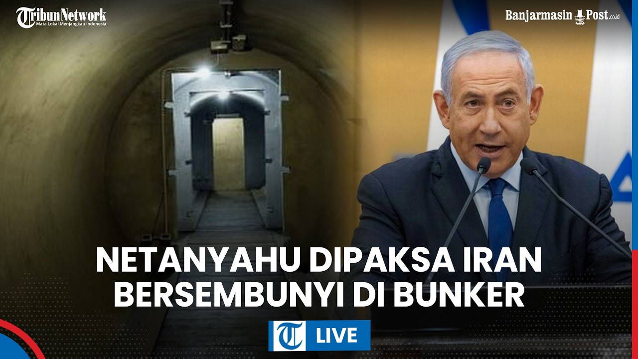 LIVE Iran Vs AS-Israel: Rudal Balistik Iran Paksa Para Pejabat Israel Sembunyi di Bunker