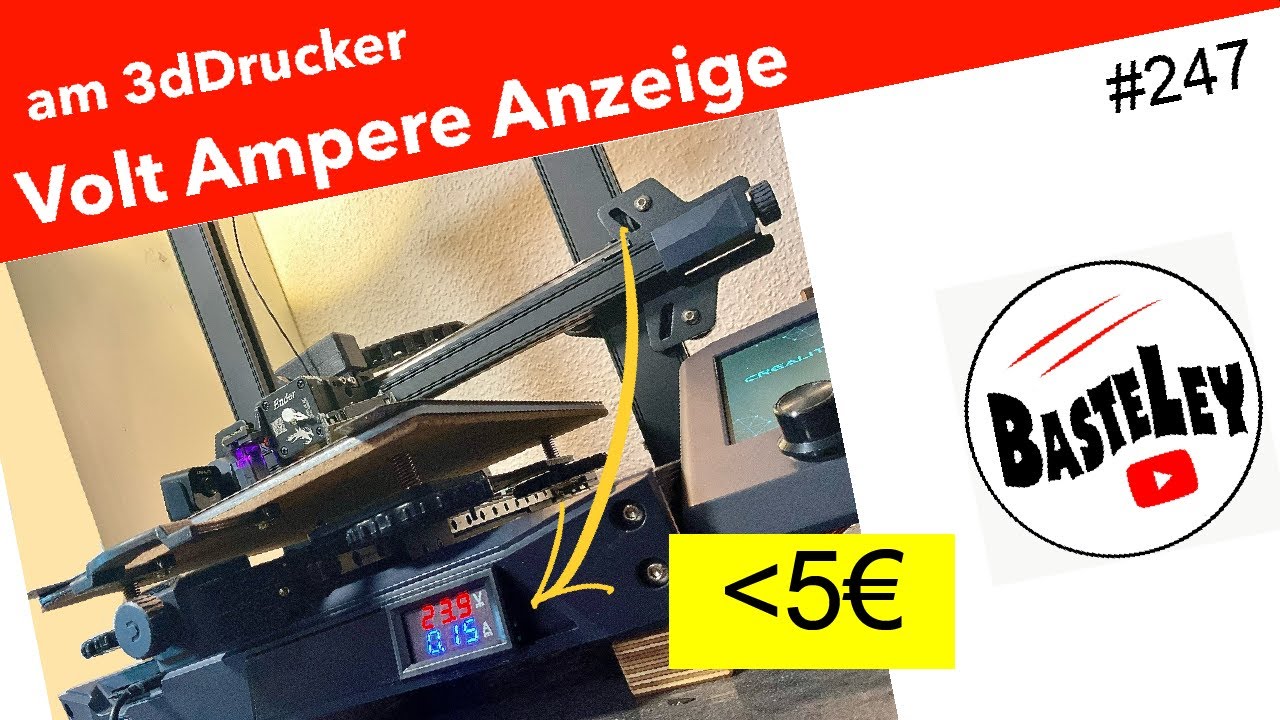 VoltAmpereAnzeige am 3dDrucker #247