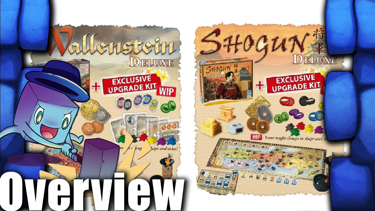 Shogun & Wallenstein Upgrade Kits Overview - with Tom Vasel