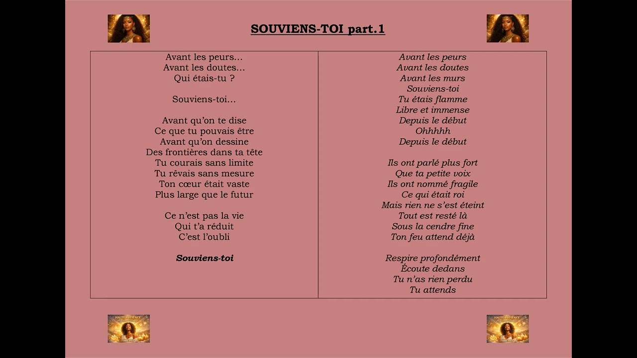 5   SOUVIENS TOI 432Hz
