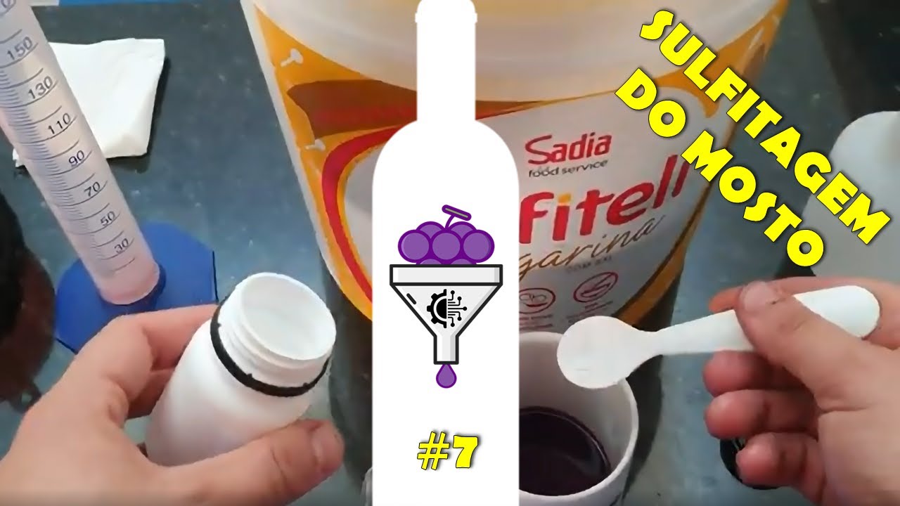 Sulfitagem do mosto (adição de metabissulfito de potássio) - MAKE YOUR WINE #7