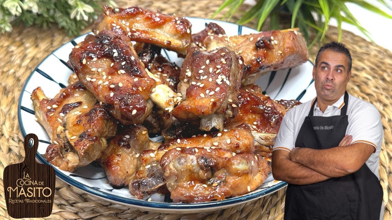 COSTILLAS DE CERDO CARAMALIZADAS un manjar increíblemente rico