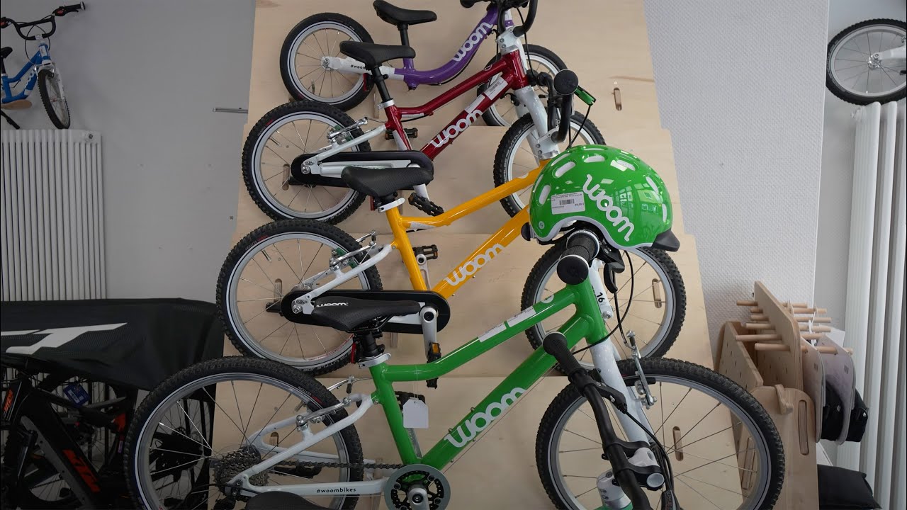 Bikes 2023 woom ORIGINAL 4 All-Round Kinderfahrrad ab 6 Jahren Vario-Vorbau 7-Gang-Schaltung