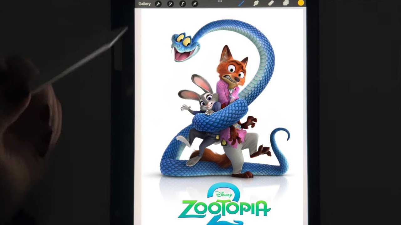 Color mixing: Zootopia 2 #colormixing #zootopia2 #procreate #digitalart 