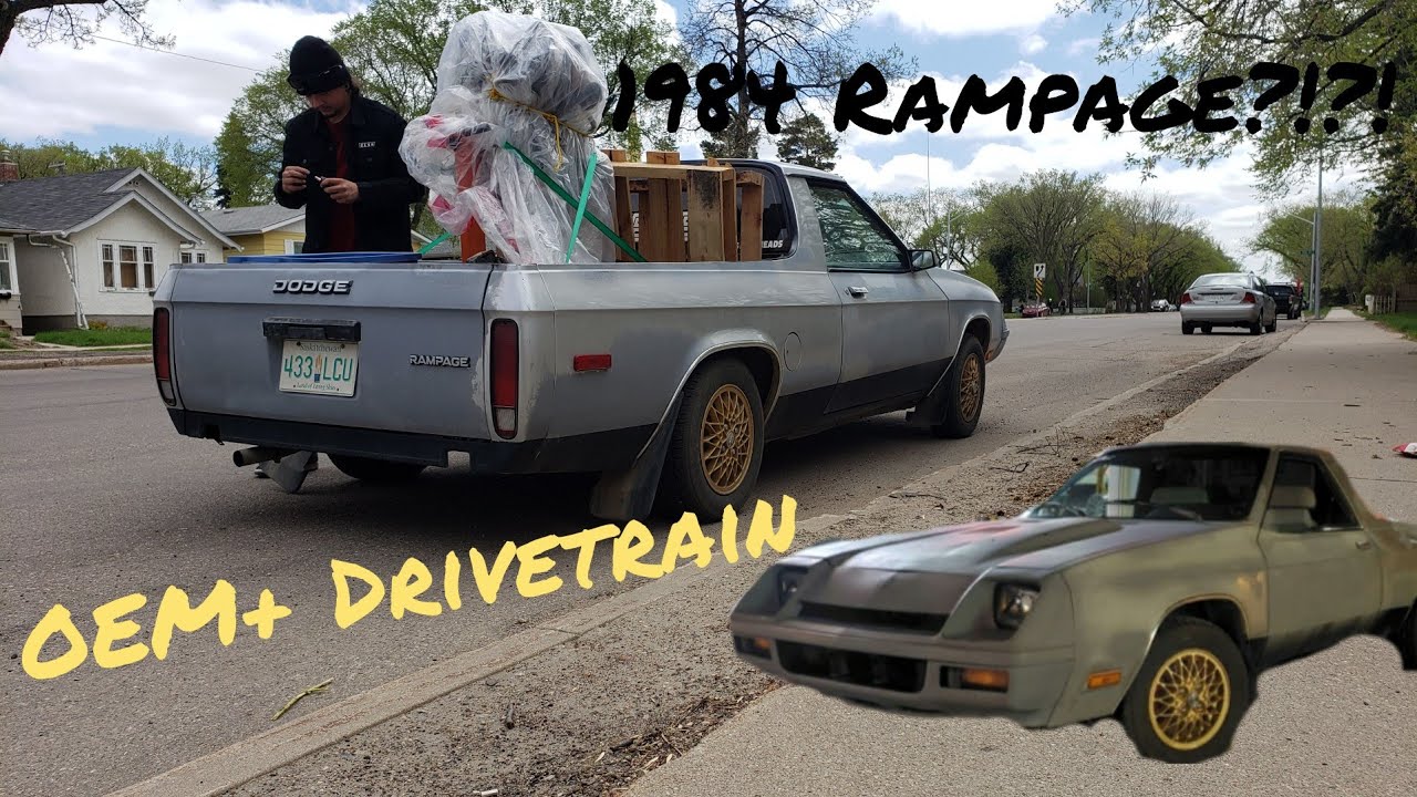 New project!  1984 Dodge Rampage turbo 1 swap!