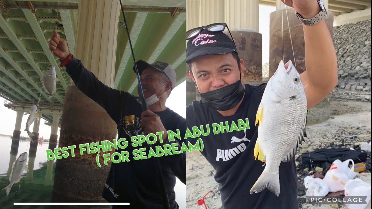 Best fishing spot in Abu Dhabi (For Sea Bream) #abudhabifishing #mandaragathookers #uaefishing