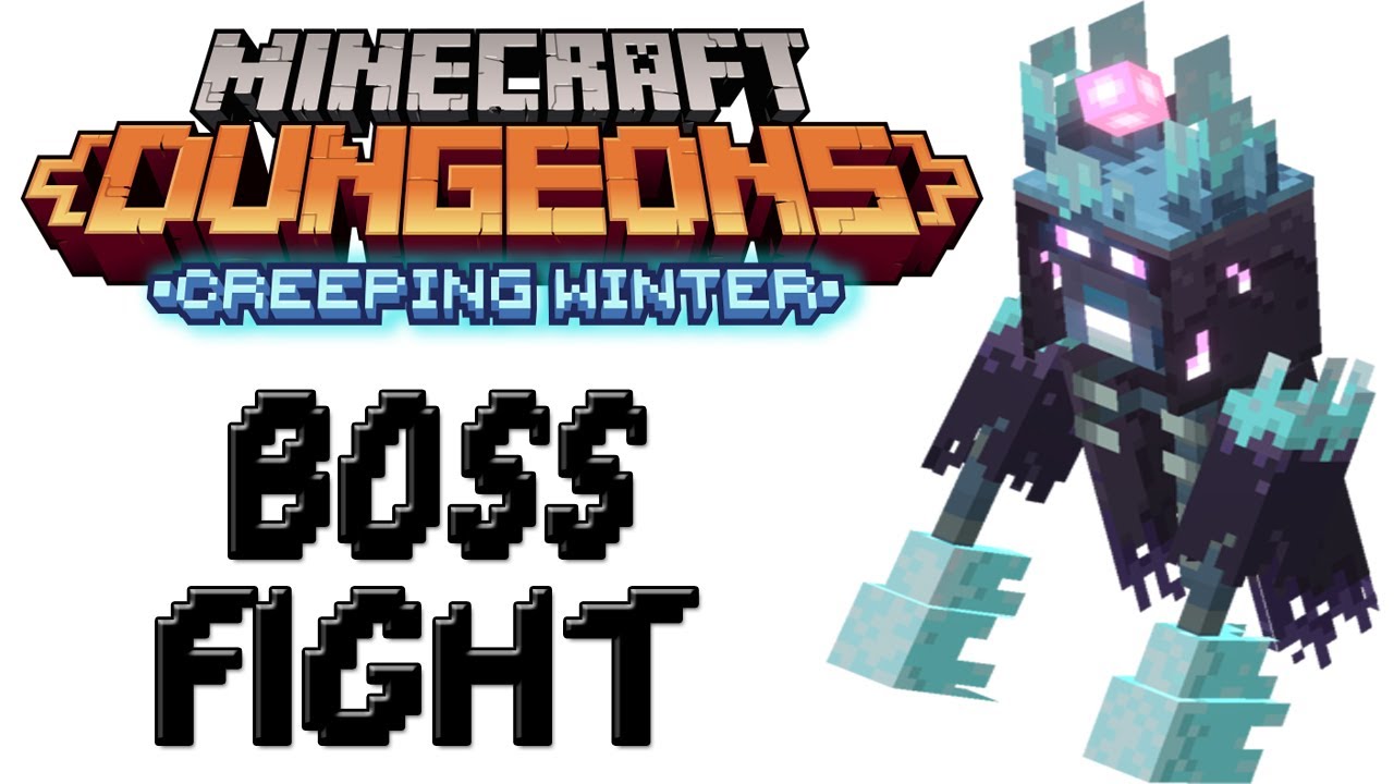 Minecraft Dungeons // Creeping Winter Boss Fight