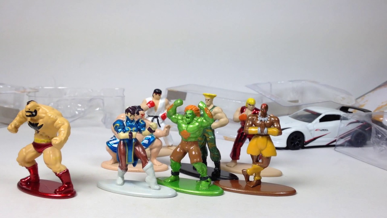 Street Fighter Nano Metalfigs From Jada Toys Series of 12