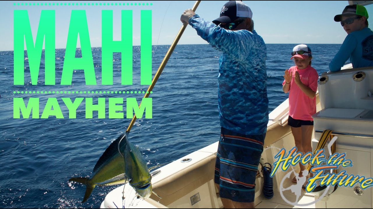 Fishing for mahi  offshore of Northeastern Florida