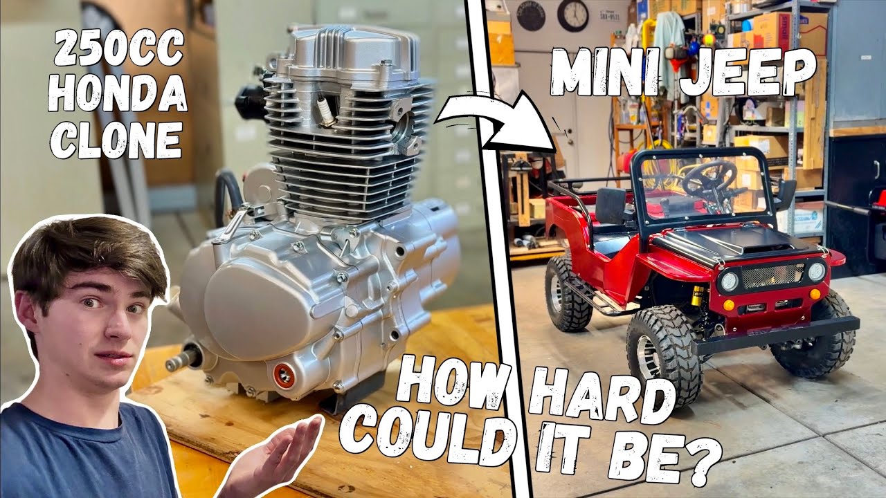 I’m ENGINE SWAPPING My 125cc MINI JEEP!!! | Ep.1: Unboxing Day | CG250 Clone