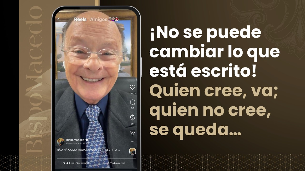 ¡No se puede cambiar lo que está escrito! Quien cree, va; quien no cree, se queda… - 08/02/26