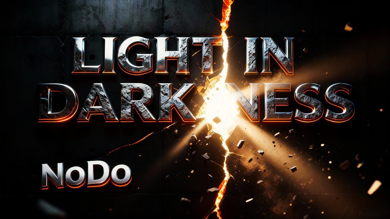 LIGHT IN DARKNESS — Official Lyric Video | NoDo (Arena Rock Anthem)