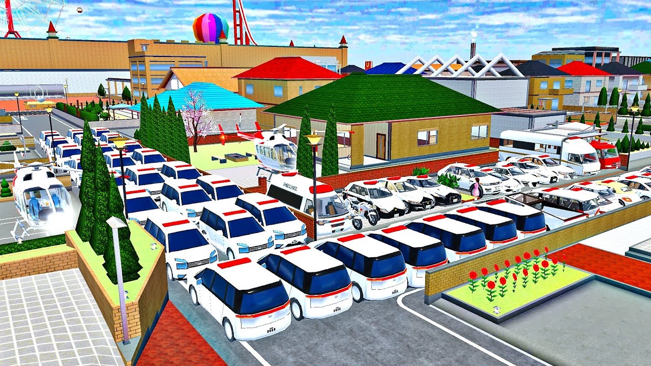 ALL POLICE CARS COLLECT AT LITTLE BOY HOME - Police car 🚓, Ambulance 🚑 & Motor Bike - Sakura 👍👍🙏🥳