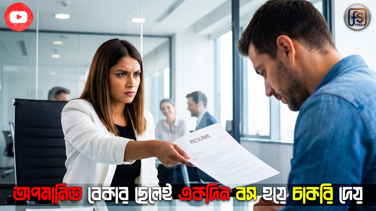 অপমানিত বেকার ছেলেই একদিন বস হয়ে তার অপমানকারীকেই চাকরি দেয় | Bangla Motivational Story