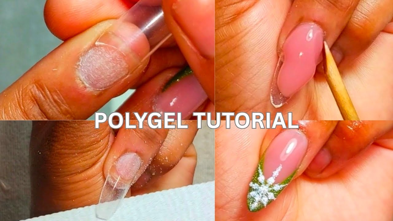 Easy POLY GEL Nail Extension Tutorial at Home? 