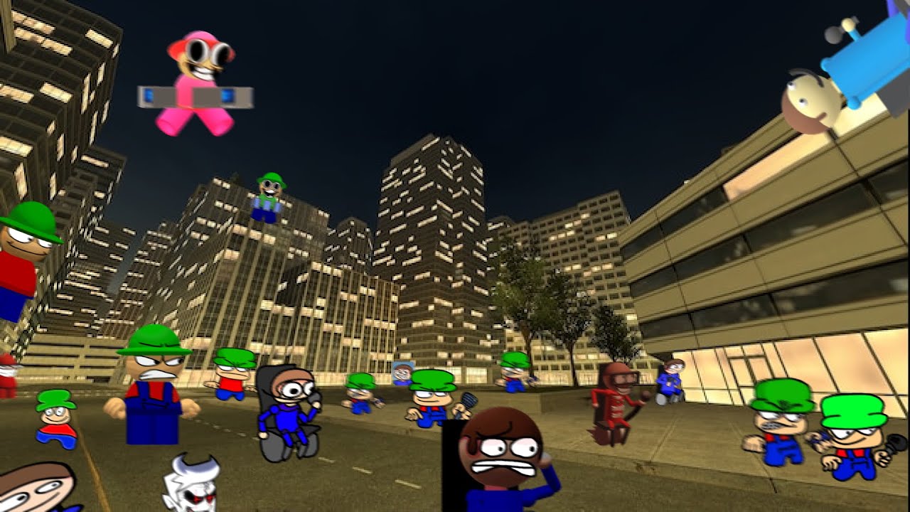GMOD Dave and Bambi Nextbots Escape!