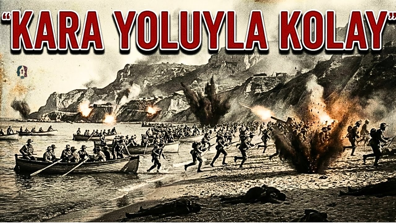 O, 'Kara Yoluyla Kolay' Dedi — 8 Ay Sonra 48.000 İngiliz Gallipoli'de Öldü