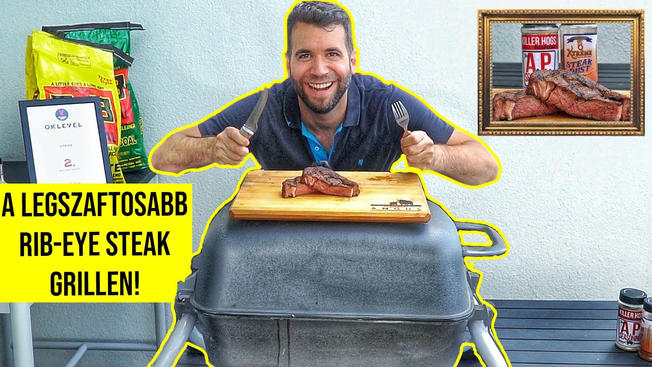 Reverse sear RIBEYE STEAK a PK-TX grillen