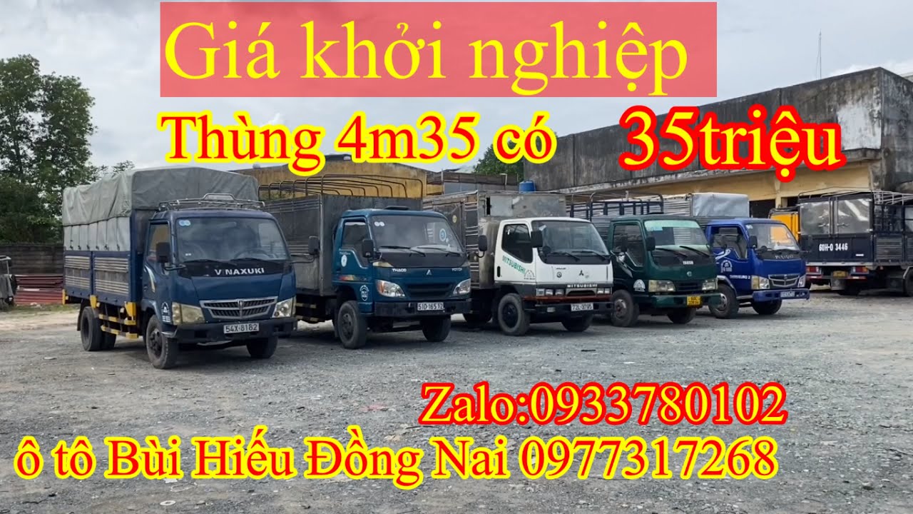 Xe tải cũ rẻ bất ngờ: 39triệu thùng 5 bửng mở inock | Ô TÔ BÙI HIẾU ĐỒNG NAI