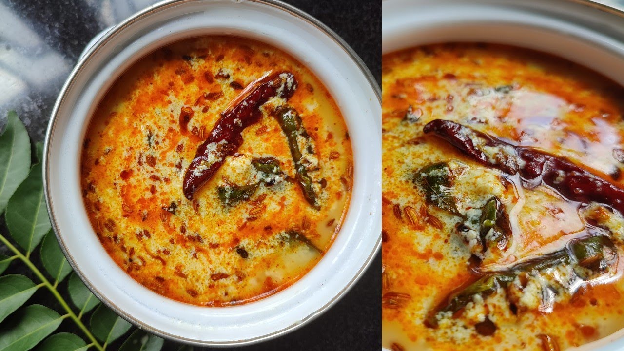 Dahi Kadhi || Dahi solar recipe || Roundchilli || Dahi curry ||