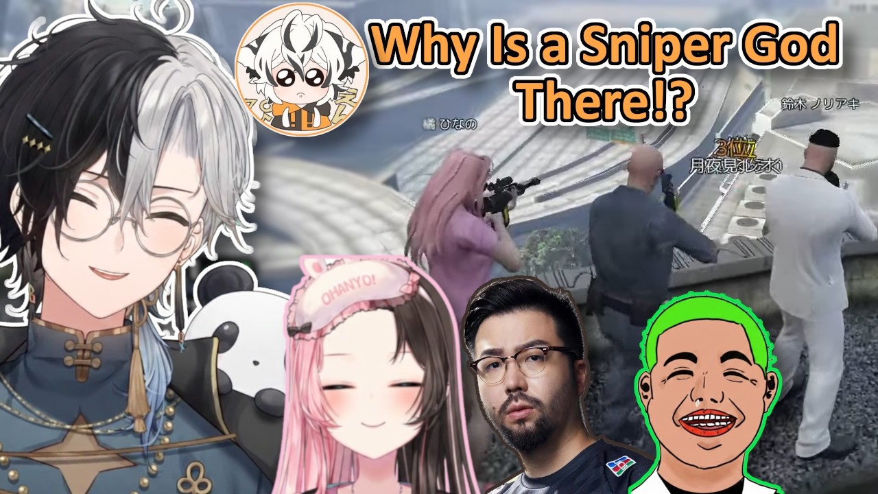 Kamito, Hinano, Noriaki & Wakio Sniping People Is The Funniest Thing Ever【Kamito | ENG SUB】