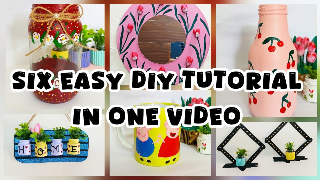 DIY Easy Six Trending Tutorial in One Video ||Step by Step Tutorial ||Youtube ||Easy Tutorial ||DIY 