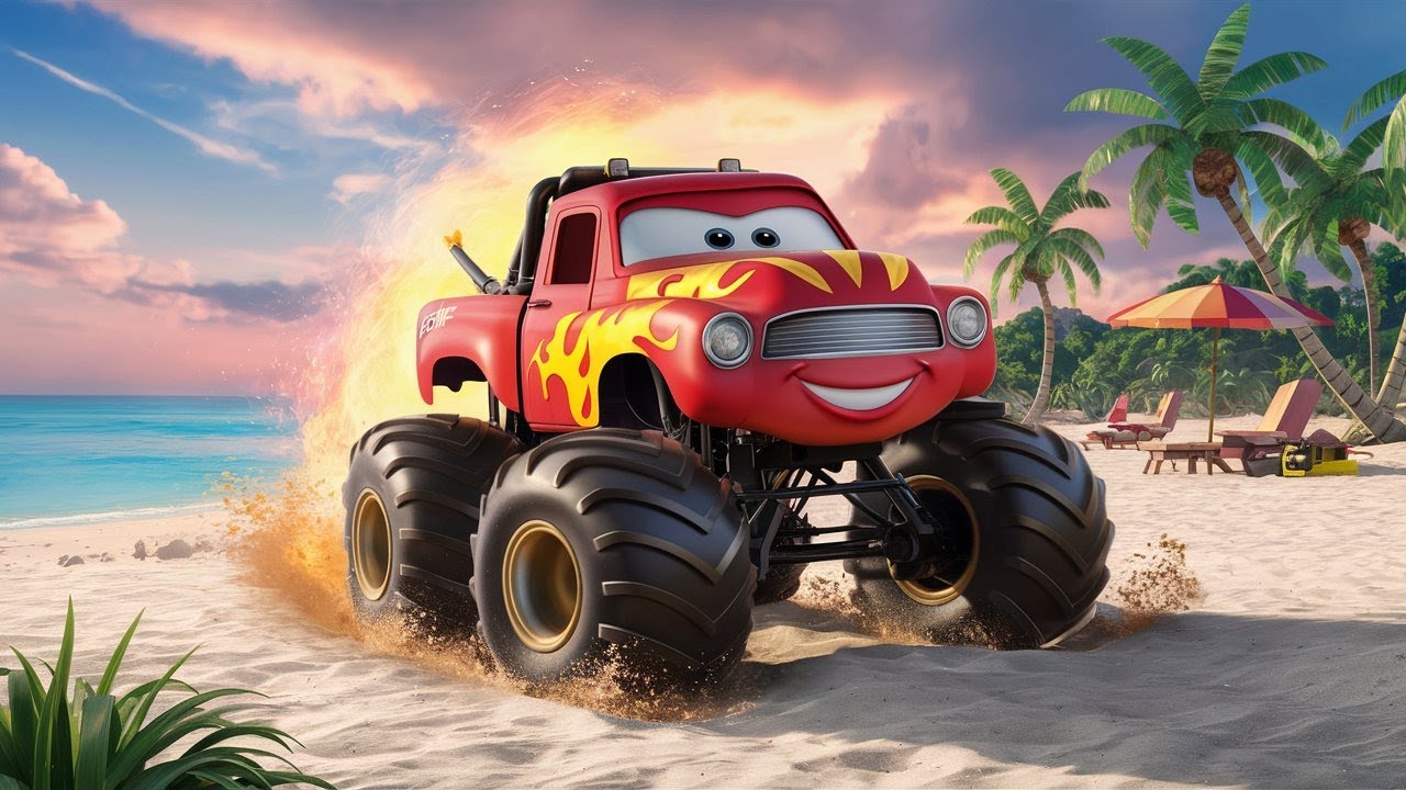 Kids Bedtime Story : Blaze The Monster Truck's Mission