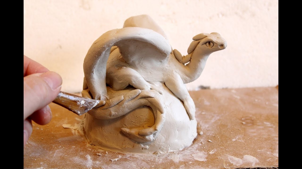 DIY Dragon In Air Dry Clay / Self Hardening Clay