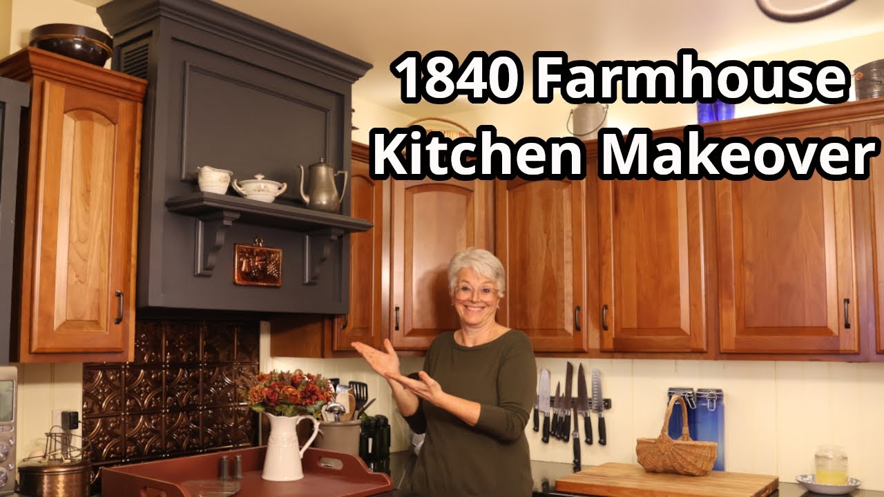 DIY 1840 Farmhouse Kitchen Redesign | Adding Vintage Charm on a Budget. #kitchenmakeover
