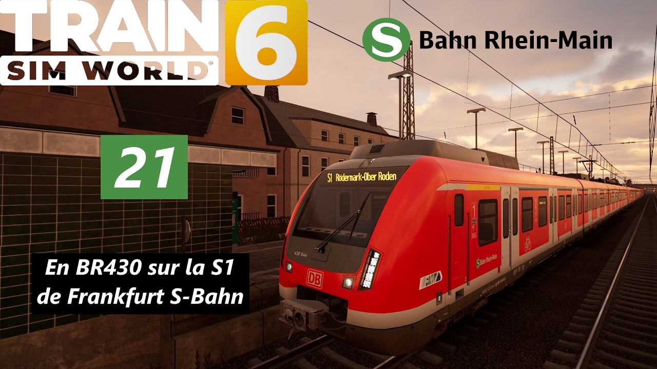 En BR430 sur la S1 de Frankfurt S-Bahn | [FR] Train Sim World 6 PC Ep. 21