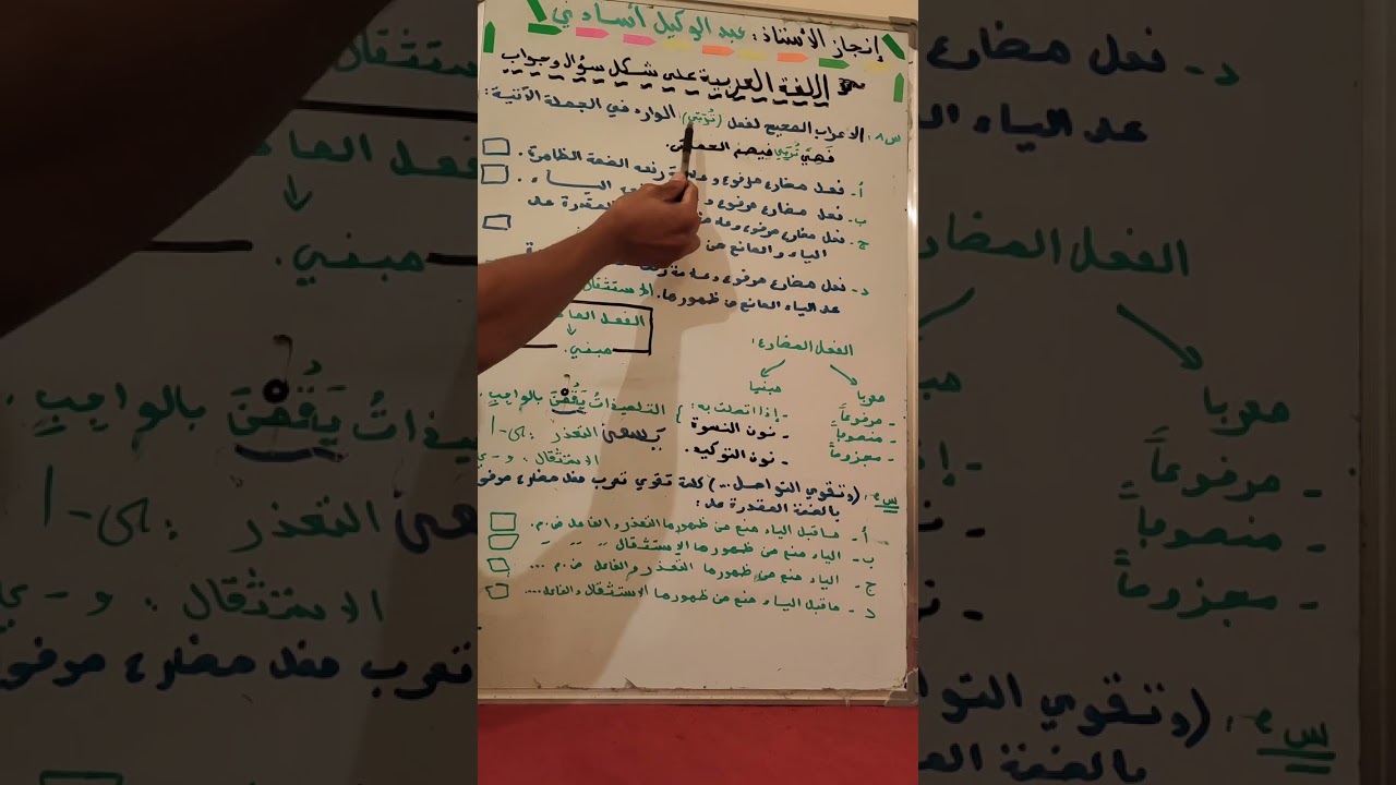 دروس اللغة العربية ابتدائي بطريقة ساهلة وبسيطه جدااا على شكل سؤال وجواب 💯💯💯🔥🔥🔥🔥