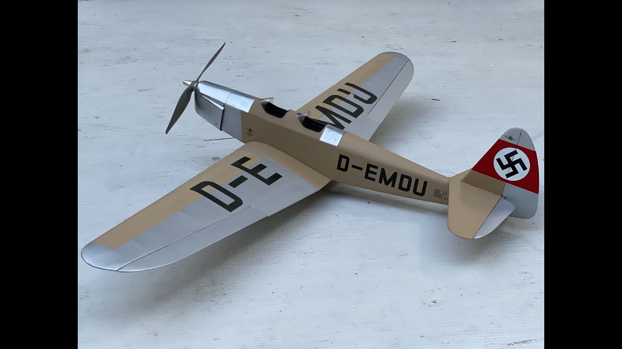 Complete Balsa Build KLEMM L25 Graupner 1300 mm Kit
