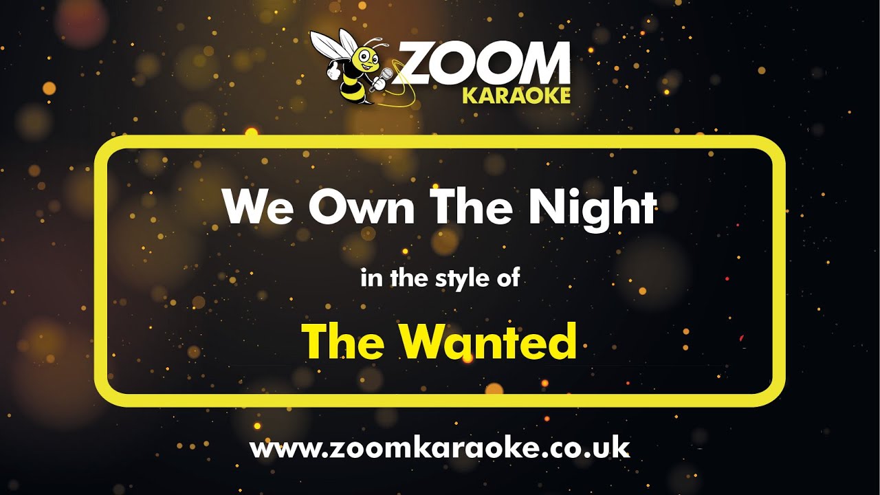 Wanted - We Own The Night - Karaoke Version from Zoom Karaoke